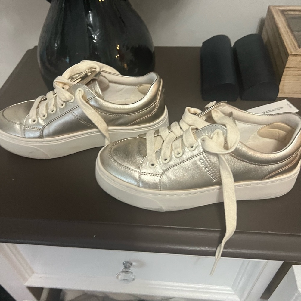 Cole Haan Gold grand pro platform